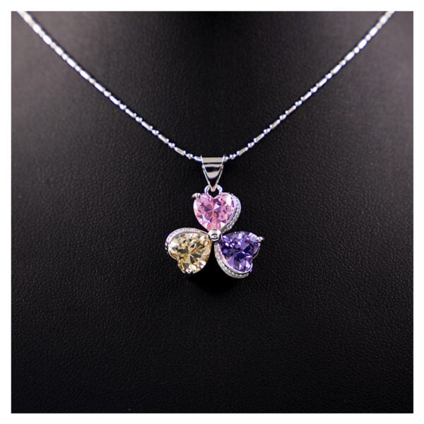 Clover Zircon Diamond Jewellery Set Women - Image 7